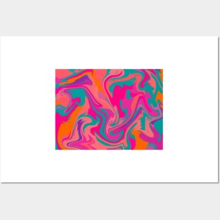 NEON MARBLE Posters and Art